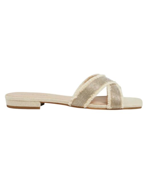 Pelle Moda White Hailen Sandal