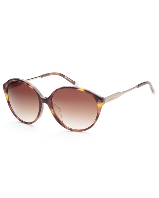 Calvin Klein 57mm Brown Sunglasses Ck4332sa-214