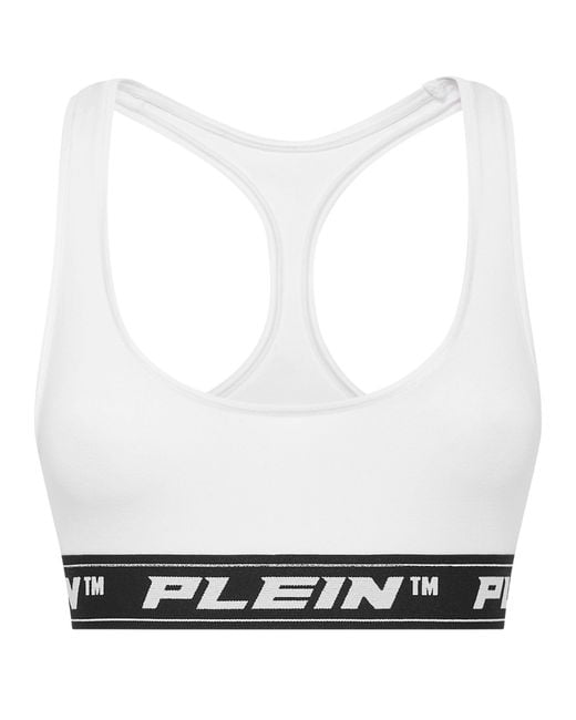 Philipp Plein White Bra