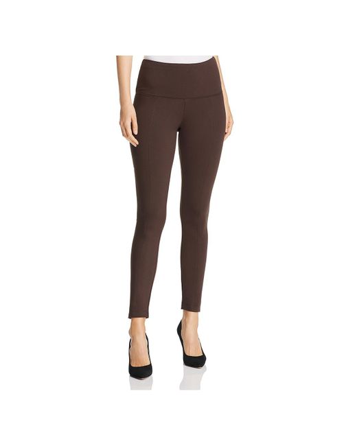 Lyss Ponte Leggings in Brown Lyst