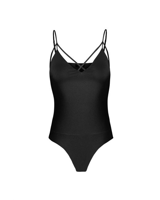 AFRM Black Cole Bodysuit