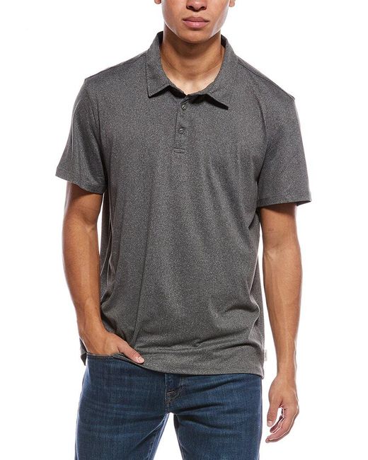 Onia Gray Sun Polo Shirt for men