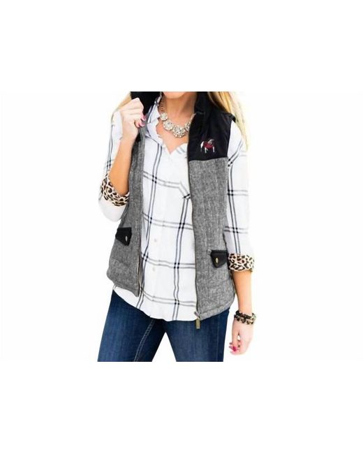 Gameday Couture Black University Of Georgia Prep For It Vest