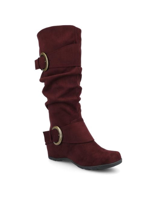 Journee Collection Red Jester-01 Boot