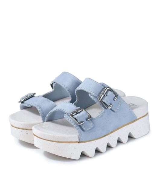 Bussola Blue Catherine Slide Sandal
