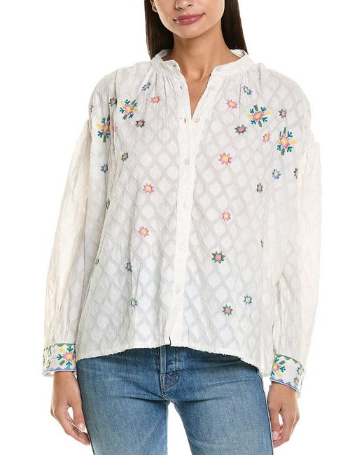 ANNA KAY White Ellen Blouse