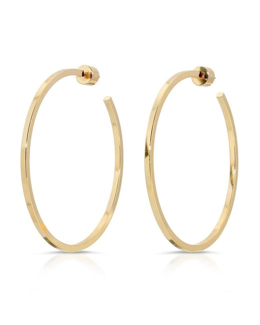 Eklexic Metallic 2" Ava Hoops