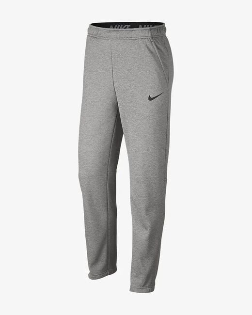 Nike Therma Db4217-063 Dark Gray Heather Pull On Training Pants Hy341 for men