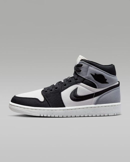 Nike Metallic Air Jordan 1 Mid Se Dv0427-100 Sneakers 12 Sail Shoes Efas114 ,12)