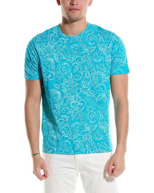 Robert Graham Blue T-shirt for men