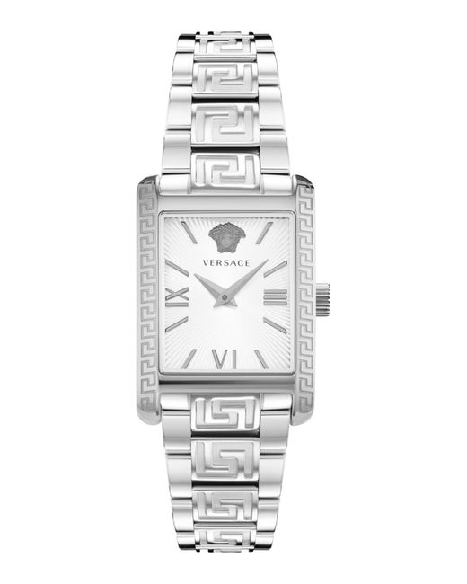 Versace White Tonneau Bracelet Watch