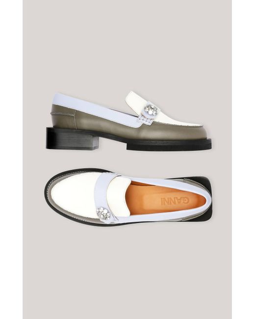 embellished loafers ladies