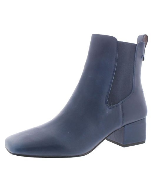 Franco Sarto Blue Waxton Padded Insole Ankle Boots