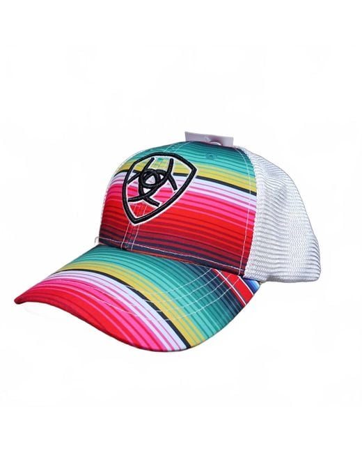 Ariat Green Bright Serape Cap