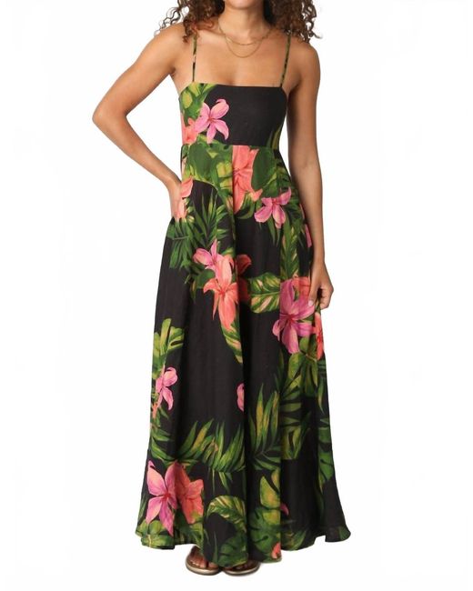 olivaceous green dress Hailey Maxi Dress – Style House Frisco main image 0