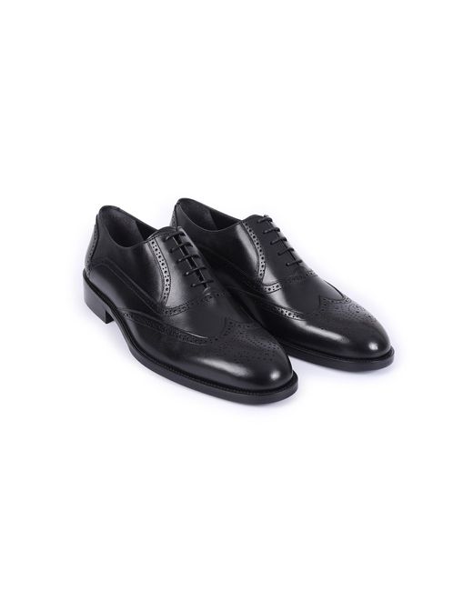 VELLAPAIS Black Anderson Oxford Dress Shoes for men