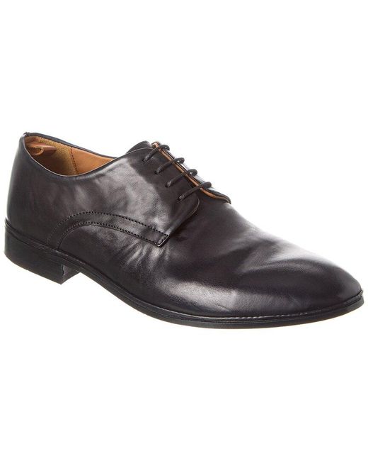 Antonio Maurizi Brown Plain Toe Leather Oxford for men