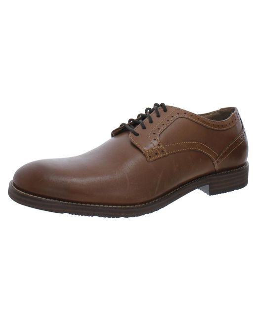 Nunn Bush Brown Middleton Padded Insole Lace-up Oxfords for men