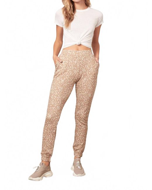 BB Dakota Natural I Want It Cat Way Jogger