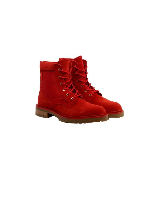 Saint Morta Mens Legion Boot Red Suede Canvas Tactical Combat Zip Size 9 US Saint Morta Legion Mens Combat Boots Sz 10 Red Suede Leather  main image 4