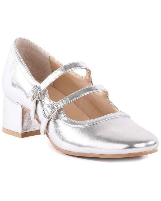 Seychelles White Gatsby Leather Pump
