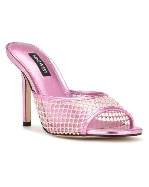 nine west pink heels