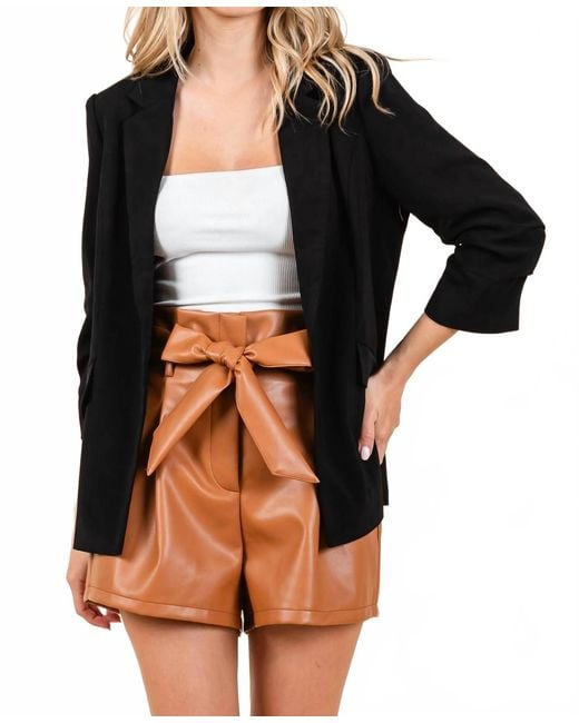 Geegee Black Basic Blazer