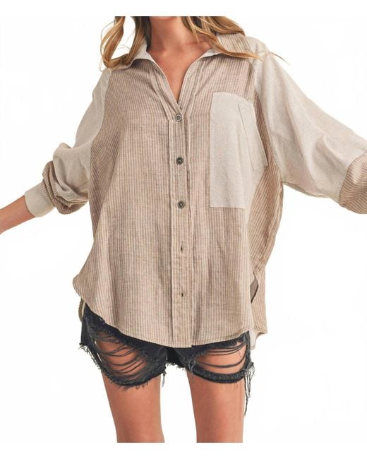 AEMI + CO Natural Shia Top