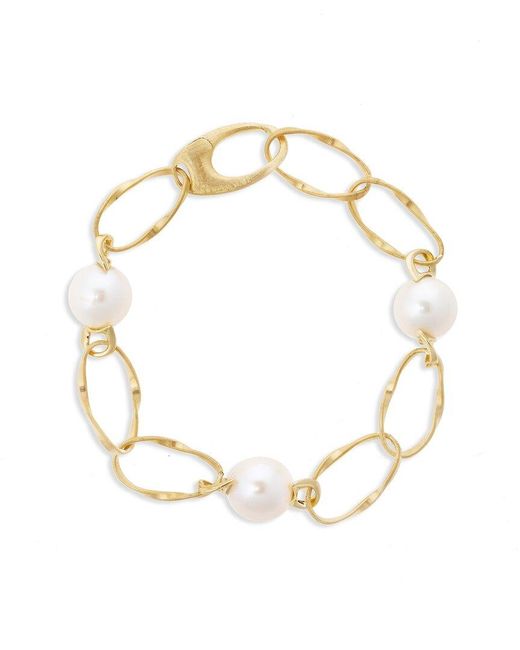 Marco Bicego Marrakech Onde 18k 56mm Pearl Bracelet in Metallic Lyst