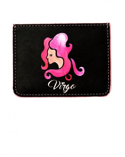 Emm Kuo Women's Black Horoscope Virgo Cardholer