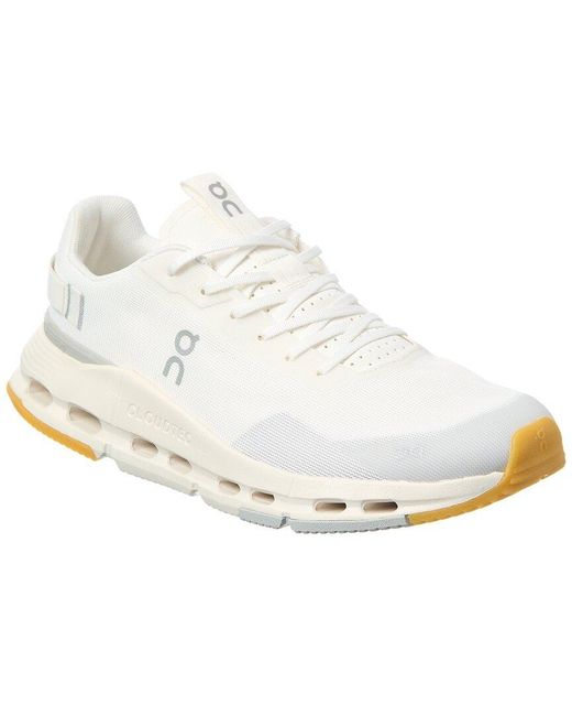 On Shoes White Cloudnova Form 2 Sneaker for men