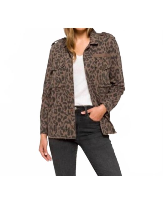 Pistola Gray Jagged Leopard Utility Jacket