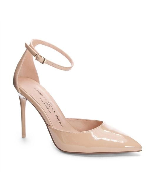 Chinese Laundry Dolly Patent Heels in Nude (Natural) Lyst