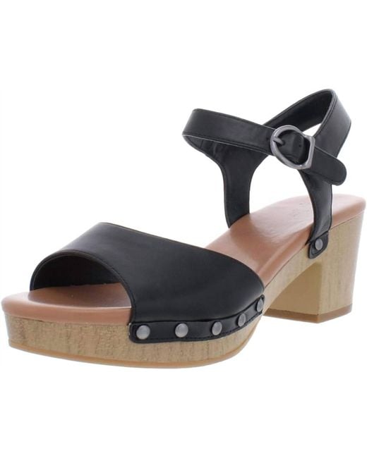 Style & Co. Black Andreas Platform Heel Sandals
