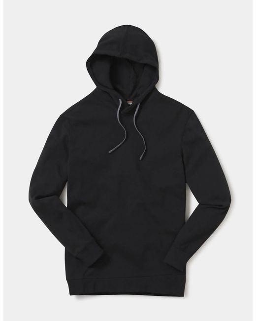 The Normal Brand Black Basic Puremeso Hoodie for men