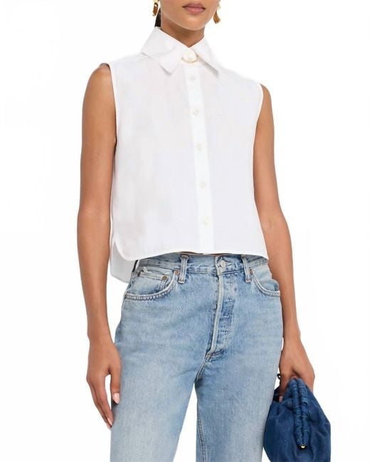 FRAME Blue Prep Point Collared Shirt