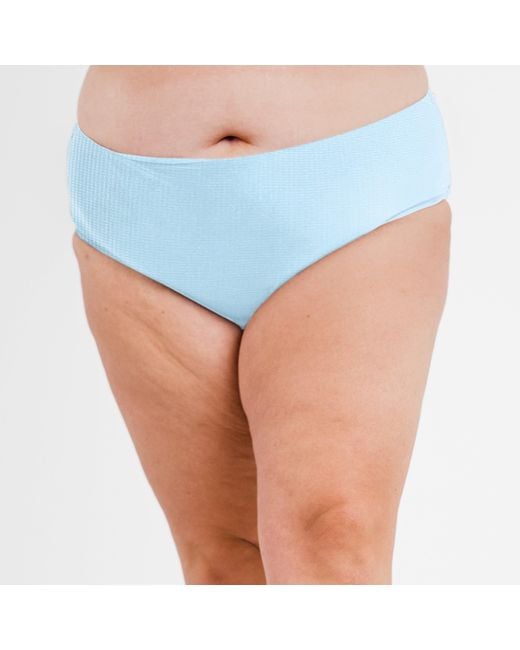 Calypsa Blue Plus Full Coverage Bikini Bottom