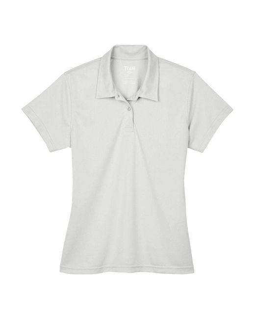Team 365 White Command Snag Protection Polo