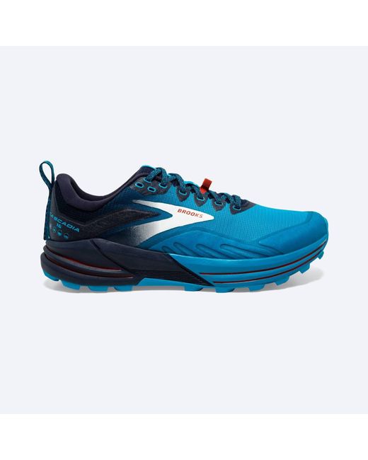 Brooks Blue Cascadia 16 Trail Running Shoes for men