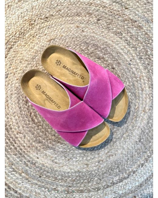 MAGNAFIED Gray Una Sandals