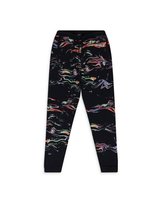 Marcelo Burlon Black All Over Lights Sweatpants for men