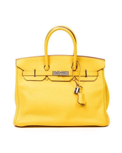 Hermès Yellow Birkin 35