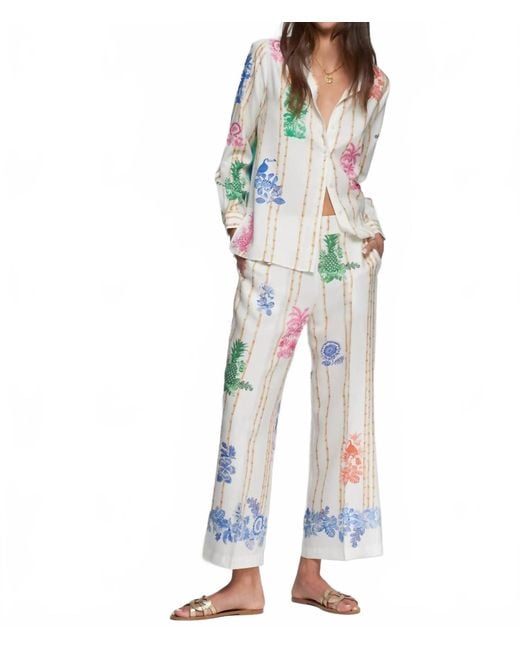 Vilagallo Blue Bambu Tea Top