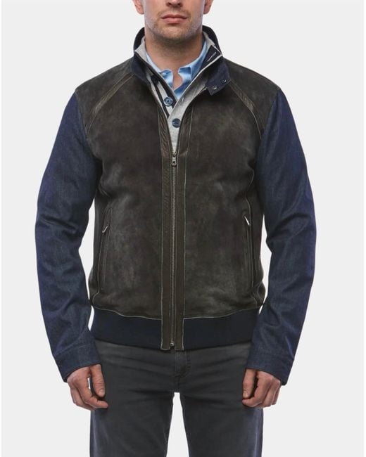 Lusso Beni Black Petra Jacket for men