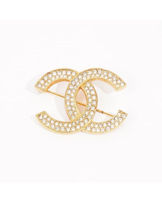 Chanel Metallic Coco 174 Brooch Plated