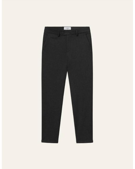 Les Deux Black Slim Fit Como Suit Pant for men