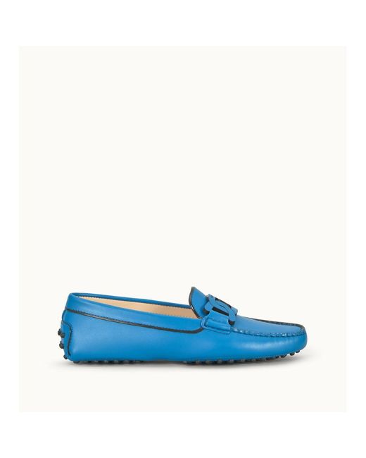 Tod's Blue Kate Gommino Driving Shoes