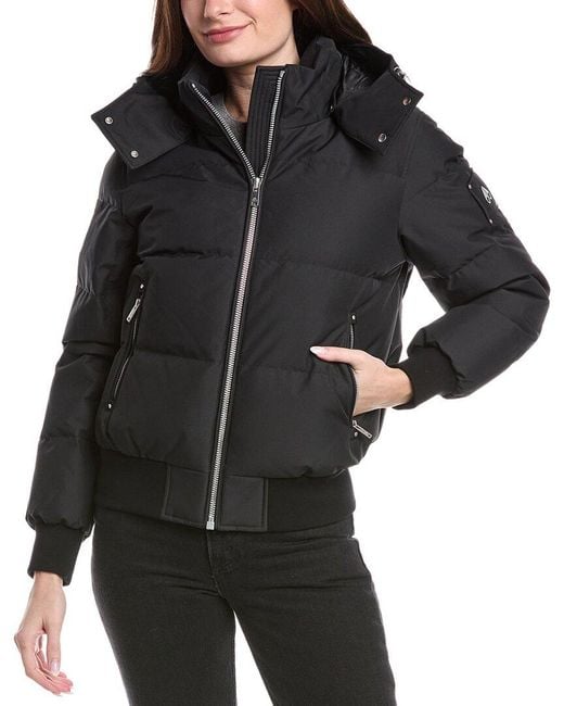Moose Knuckles Black Down Puffer Jacket