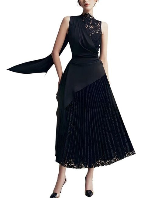 Silvia Rufino Blue Midi Dress