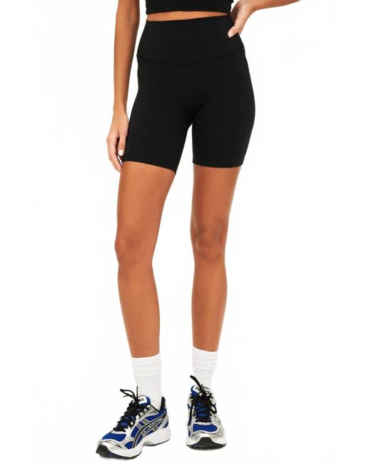 Splits59 Black Airweight High Waist Biker Shorts